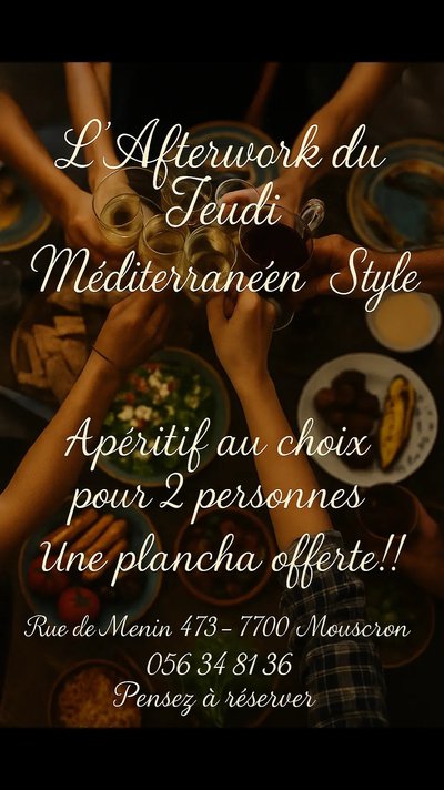 L’afeterwork du jeudi